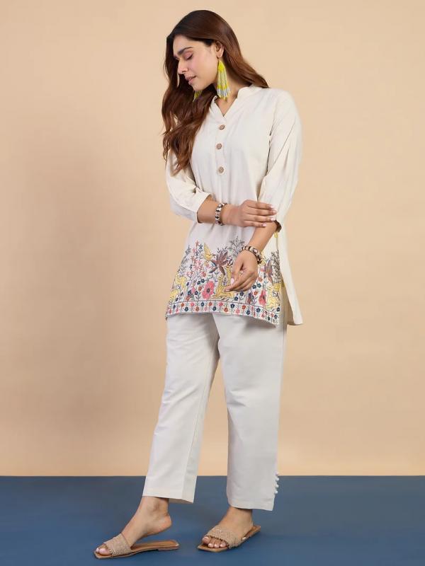 VP 9849 O Women's Designer Kurta Pant Set Premium Pattern